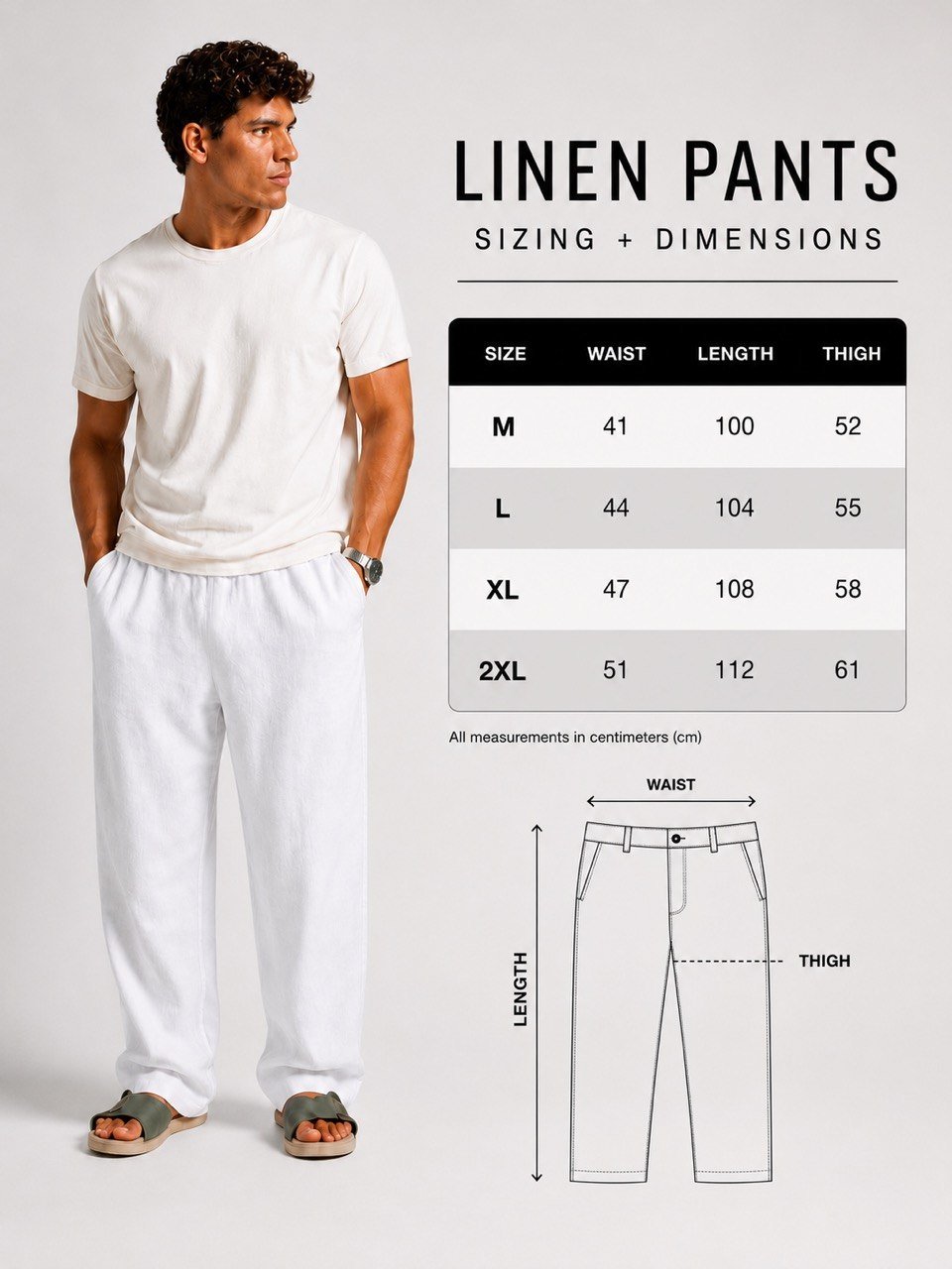 White Linen Pants