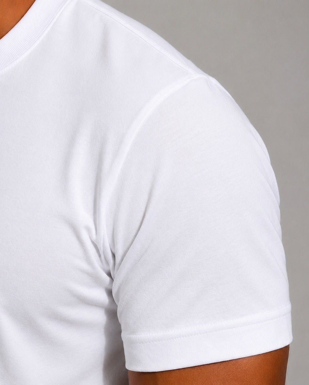white basic t-shirt